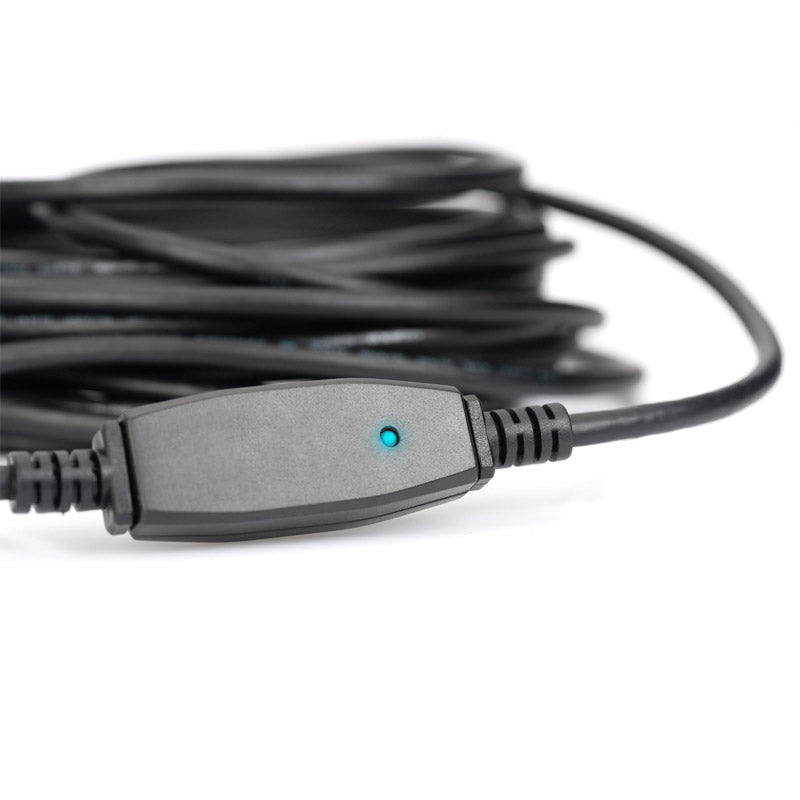 DIGITUS Active USB 3.0 (M) na USB 3.0 (Ž) SuperSpeed 10m črni podaljševalni kabel