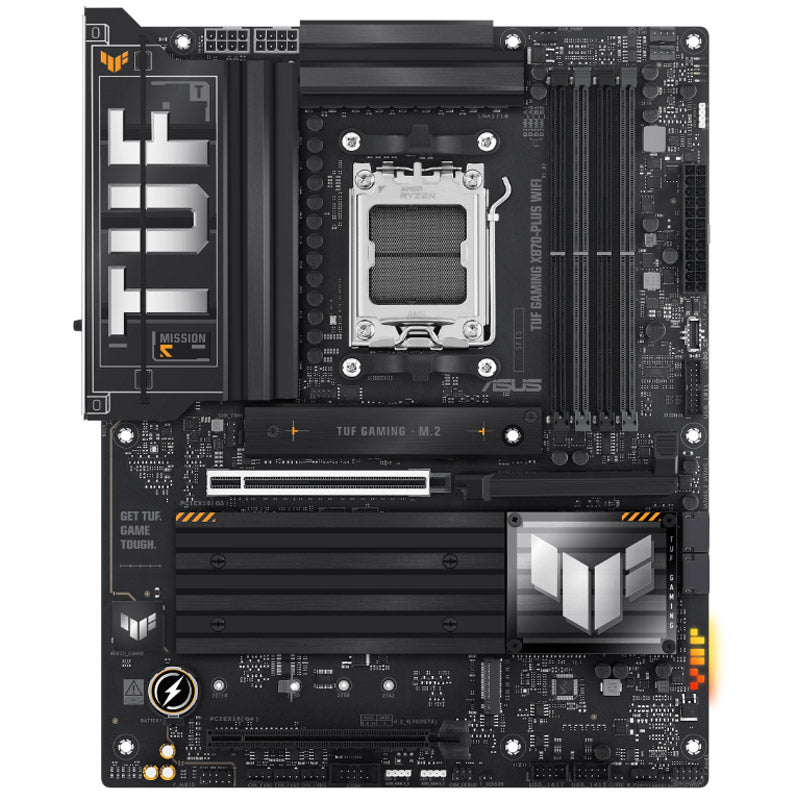 ASUS TUF GAMING X870-PLUS WIFI AM5 DDR5 RGB gaming ATX motherboard