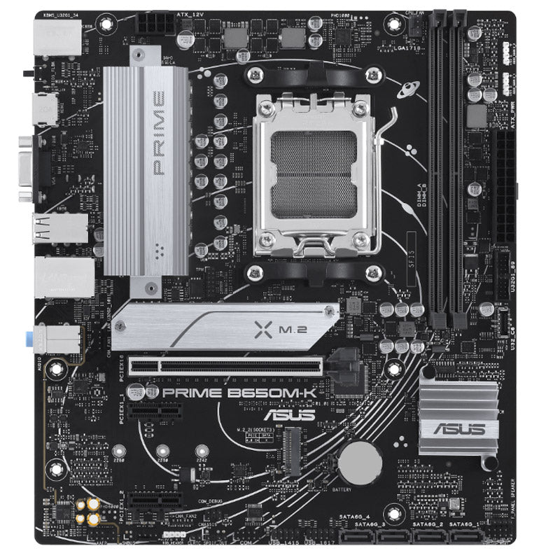 ASUS Prime B650M-K AM5 USB3.2 DDR5 ARGB mATX matična plošča