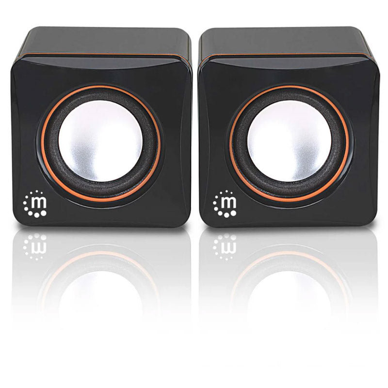 MANHATTAN 2600 2.0 6W USB 3.5mm črni zvočniki