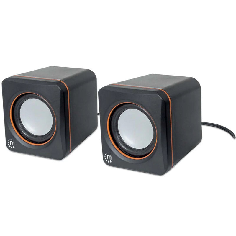 MANHATTAN 2600 2.0 6W USB 3.5mm črni zvočniki