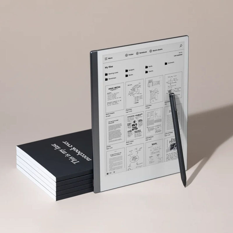 reMarkable 2 10,3" 8GB + Marker PLUS pisalo + Book Folio Grey paper