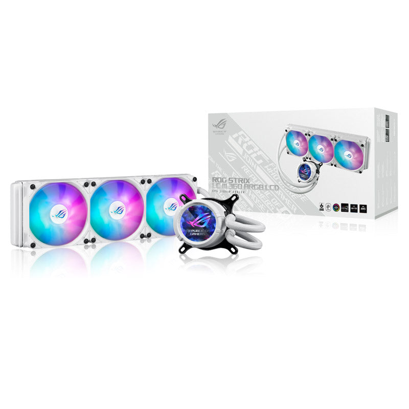 ASUS ROG Strix LC III 360 ARGB 360mm LCD belo vodno hlajenje