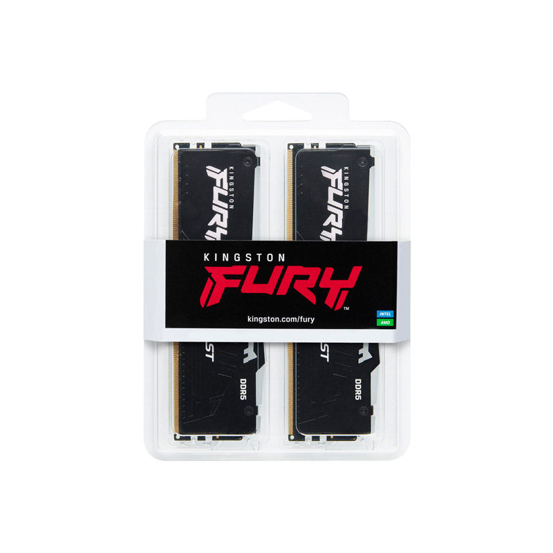 KINGSTON Fury Beast RGB 32GB (2x16GB) 6000MT/s DDR5 CL30 KF560C30BBEAK2-32 RAM pomnilnik