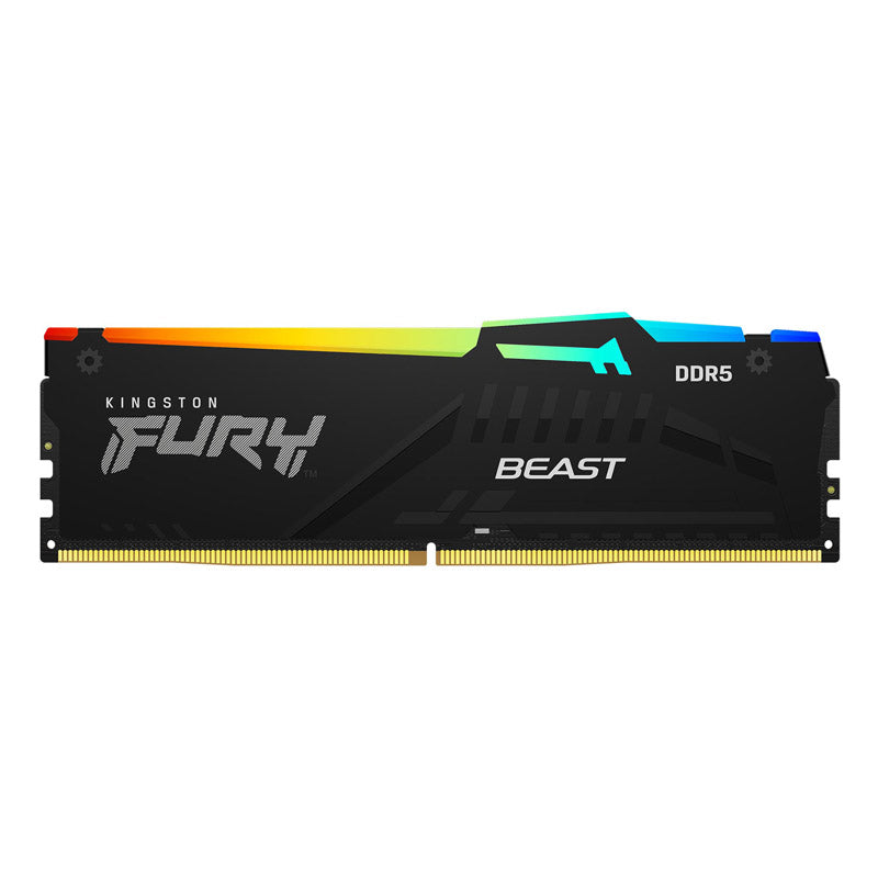 KINGSTON Fury Beast RGB 32GB (2x16GB) 6000MT/s DDR5 CL30 KF560C30BBEAK2-32 RAM pomnilnik