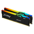 KINGSTON Fury Beast RGB 32GB (2x16GB) 6000MT/s DDR5 CL30 KF560C30BBEAK2-32 RAM pomnilnik