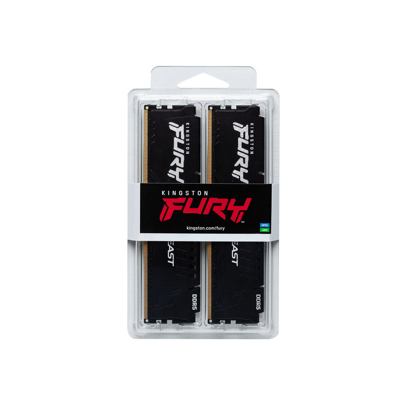 KINGSTON Fury Beast 32GB (2x16GB) 6000MT/s DDR5 CL30 KF560C30BBEK2-32 RAM pomnilnik