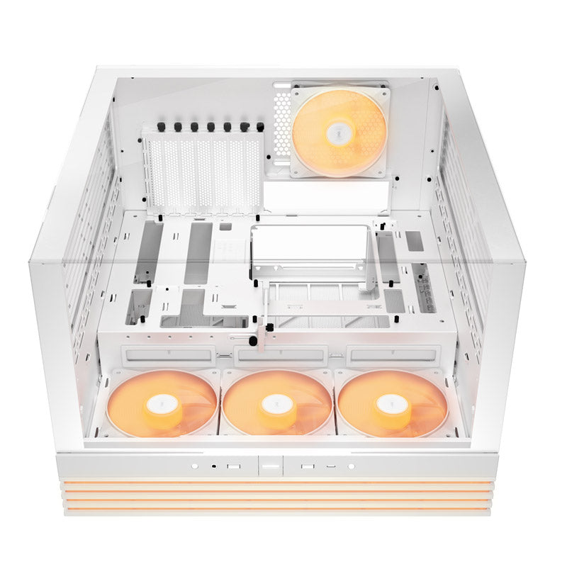BE QUIET! LIGHT BASE 600 LX (BGW68) RGB midi-ATX okno belo ohišje