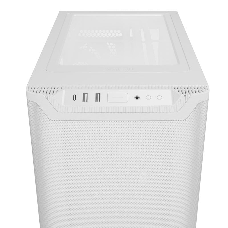 BE QUIET! Pure Base 501 Airflow (BGW75) midi-ATX okno belo ohišje