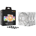 BE QUIET! LIGHT WINGS LX (BL122) RGB 120 mm 4-pinski PWM 3x bel ventilator