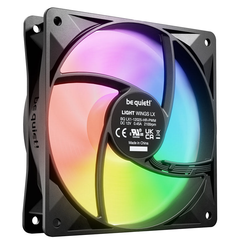 BE QUIET! LIGHT WINGS LX High Speed (BL123) RGB 120mm 4-pinski PWM ventilator