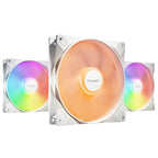 BE QUIET! LIGHT WINGS LX (BL127) RGB 140 mm 4-pinski PWM 3x beli ventilator