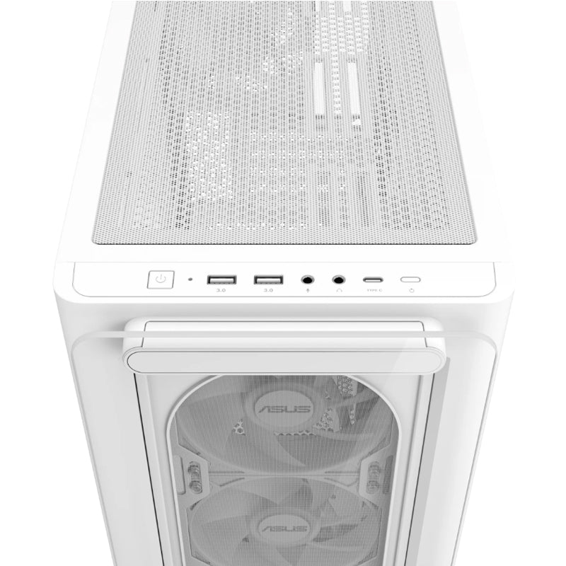 ASUS A23 PLUS ARGB micro-ATX ohišje z oknom BTF belo