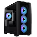 ASUS A23 PLUS ARGB micro-ATX ohišje z oknom BTF črne barve