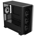 ASUS A23 PLUS ARGB micro-ATX ohišje z oknom BTF črne barve