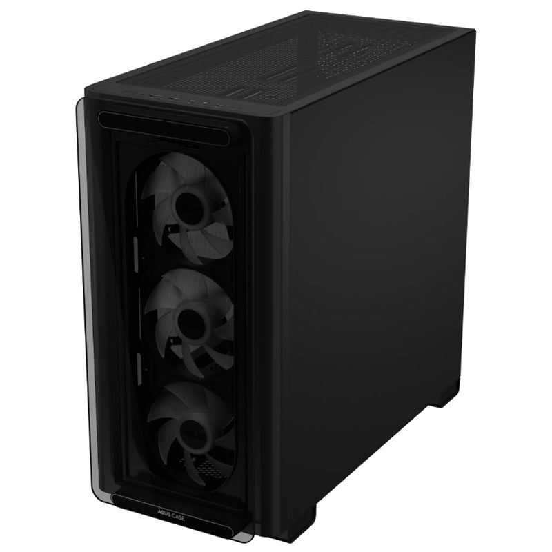 ASUS A23 PLUS ARGB micro-ATX ohišje z oknom BTF črne barve