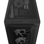 ASUS A23 PLUS ARGB micro-ATX ohišje z oknom BTF črne barve