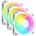 ASUS TUF Gaming TR120 Reverse ARGB 120 mm PWM 3x beli ventilatorji