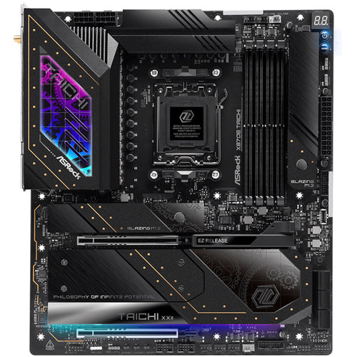 ASROCK X870 Taichi AM5 DDR5 RGB gaming EATX motherboard