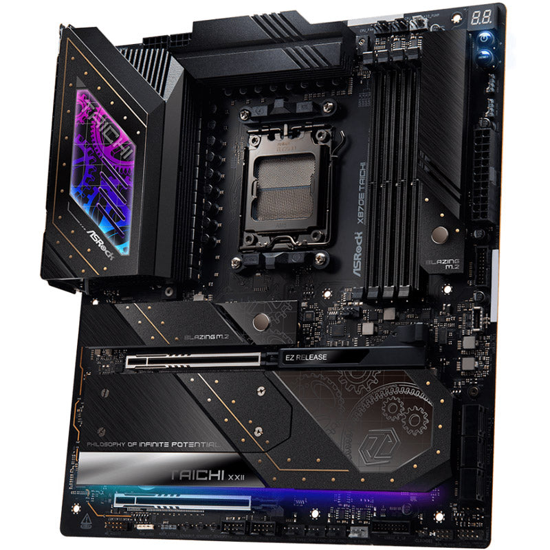 ASROCK X870 Taichi AM5 DDR5 RGB gaming EATX motherboard