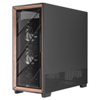 ANTEC Flux PRO Full Tower okno leseno črno/rjavo igralno ohišje