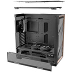 ANTEC Flux PRO Full Tower okno leseno črno/rjavo igralno ohišje