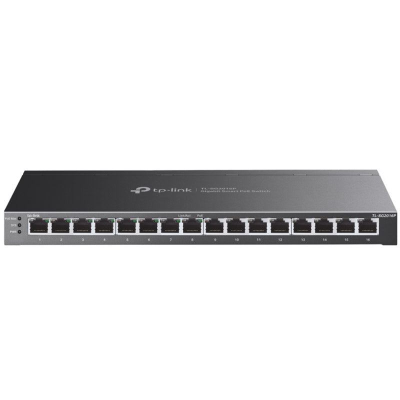 TP-LINK Omada SG2016P 16-portno Gigabit (8x PoE+) RJ45 pametno mrežno stikalo