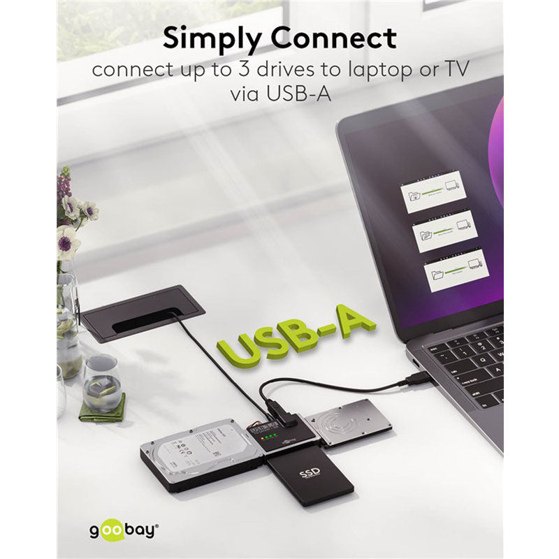 GOOBAY USB 3.0 adapter za diske IDE in SATA