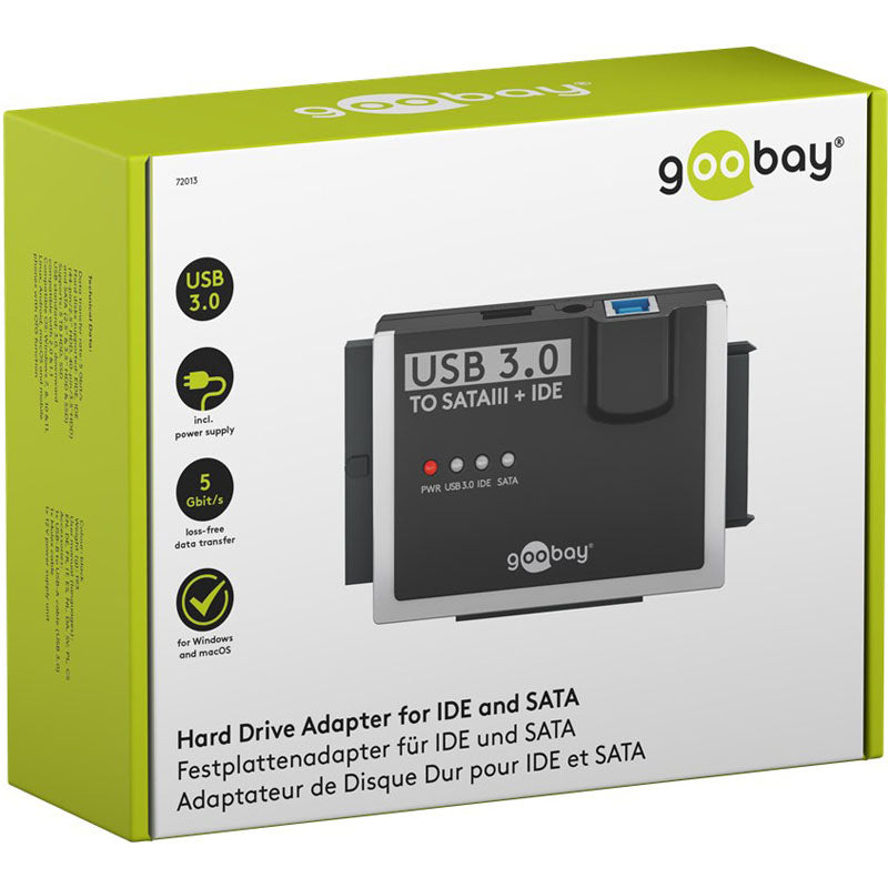 GOOBAY USB 3.0 adapter za diske IDE in SATA