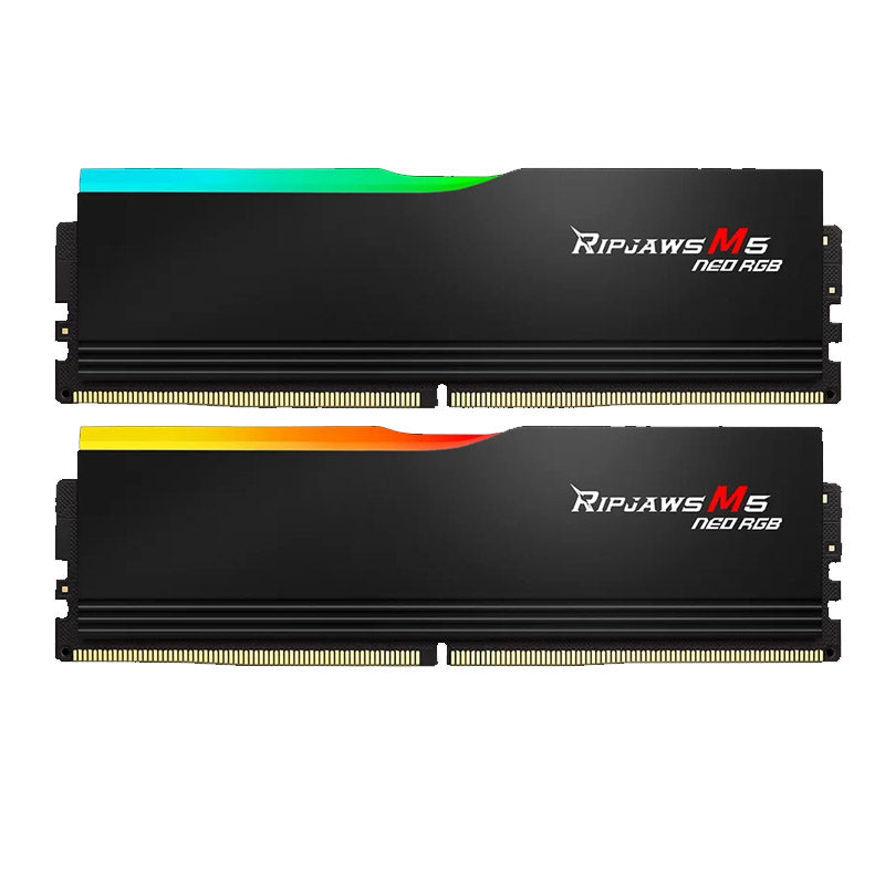 G.SKILL Ripjaws M5 Neo RGB 32GB (2x16GB) 6000MT/s DDR5 CL28 RGB F5-6000J2836G16GX2-RM5NRK RAM pomnilnik