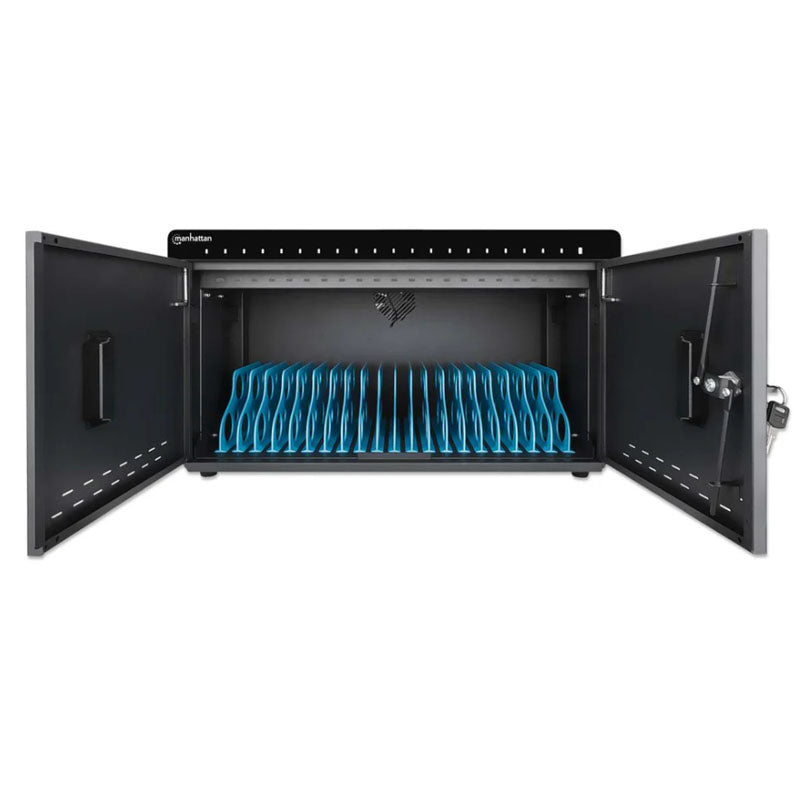 MANHATTAN 20-Port USB-C 360W 10,9" polnilna omara za tablične računalnike in telefone