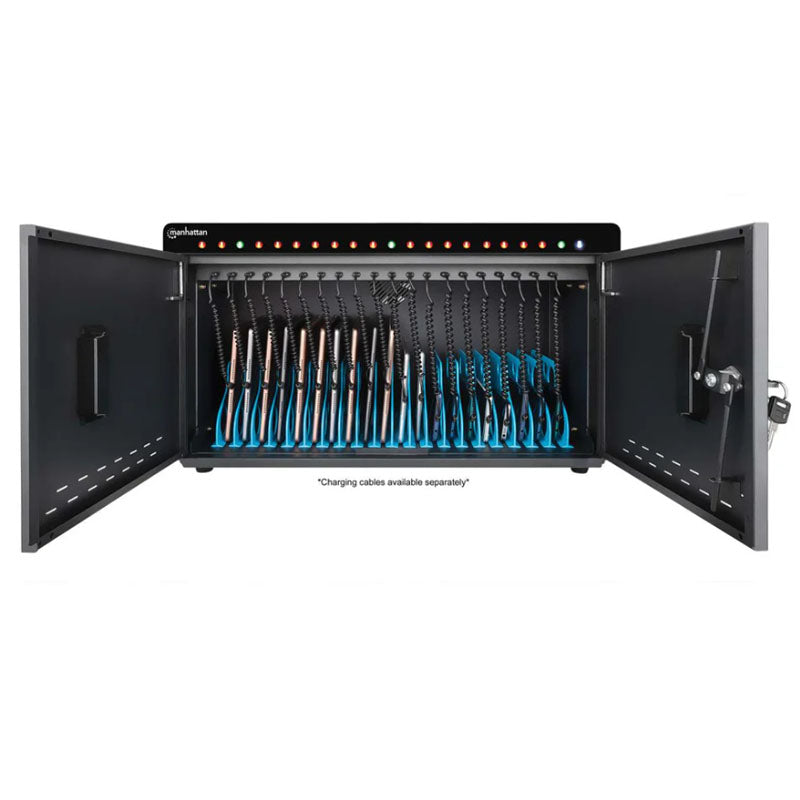 MANHATTAN 20-Port USB-C 360W 10,9" polnilna omara za tablične računalnike in telefone
