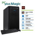 PCPLUS Magic Ryzen 7 8700G 32GB 1TB SSD Radeon 780M tipkovnica miška namizni računalnik