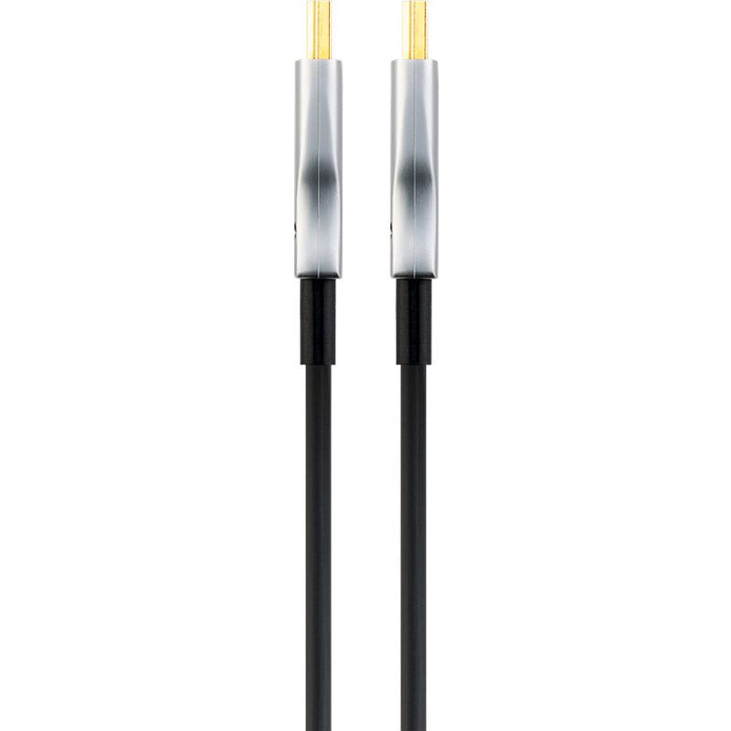 GOOBAY Optical Hybrid Ultra High Speed ​​HDMI (M/M) 2.1 8K 60Hz 30m z Ethernet AOC pozlačen črn Optični Hibridni kabel