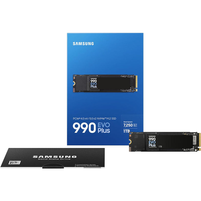 SAMSUNG 990 EVO Plus 1TB M.2 PCIe 5.0 2280 MZ-V9S1T0BW SSD