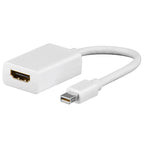 GOOBAY Mini DisplayPort (M) na HDMI (Ž) 0,15m bel adapter