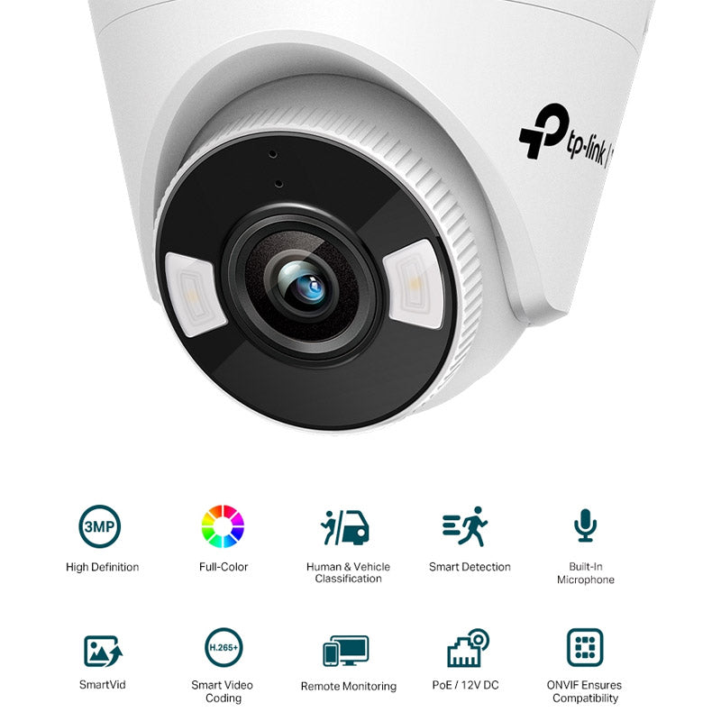 TP-LINK VIGI C430 4mm Full-Color IR dnevna/nočna 3MP LAN 2304x1296 nadzorna kamera