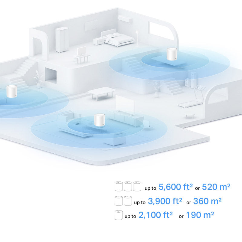 TP-LINK Deco X10 (1-pack) AX1500 Whole Home Mesh WiFi6 brezžični usmerjevalnik - router / dostopna točka-AP