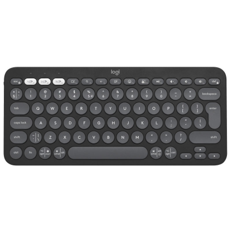 LOGITECH PEBBLE KEYS 2 K380s Bluetooth črna tipkovnica
