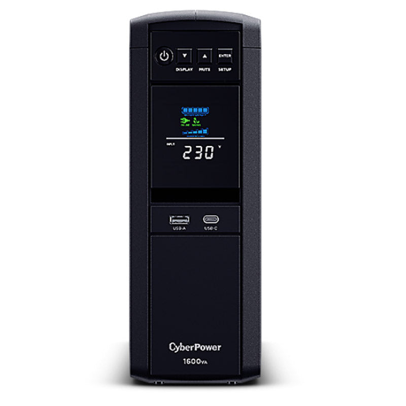 CYBERPOWER CP1600EPFCLCD 1600VA 1000W LCD USB Line-interactive brezprekinitveno napajanje