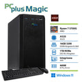 PCPLUS Magic Ryzen 7 5700G 16 GB 1 TB SSD Windows 11 Home tipkovnica miška namizni računalnik