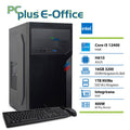 PCPLUS e-pisarna i5 12400 16GB 1TB SSD tipkovnica miška namizni računalnik
