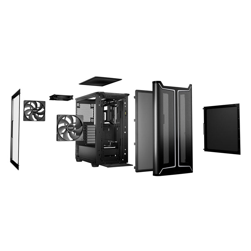 BE QUIET! Pure Base 501 DX (BGW76) midi-ATX črno ohišje