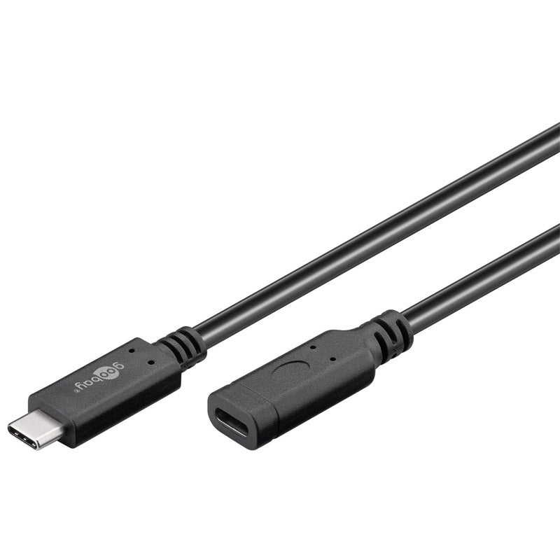 GOOBAY USB-C (M) na USB-C (Ž) 1m podolžni kabel
