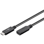 GOOBAY USB-C (M) na USB-C (Ž) 1m podolžni kabel