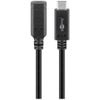 GOOBAY USB-C (M) na USB-C (Ž) 1m podolžni kabel