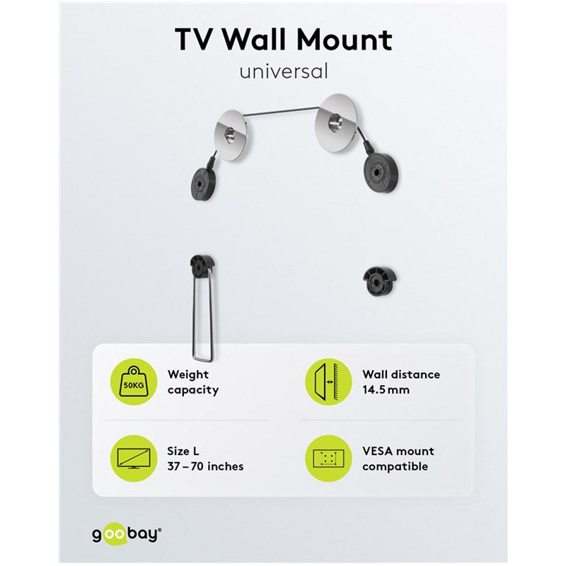 GOOBAY TV EasyMount Universal 94-178cm (37"-70") do 50kg stenski nosilec za TV