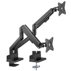 GOOBAY za 2 monitorja 17"- 32" 9kg plinska vzmet namizni nosilec