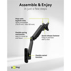 GOOBAY stenski nosilec za monitor 17"- 32" 9kg