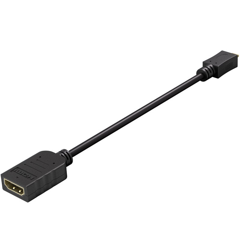 GOOBAY HDMI na Micro-HDMI 4K/60Hz 0,15m črn kabel